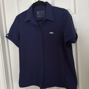 Figs Women's Navy Blue Top